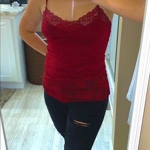 Bundle of 4 WHBM lace camis